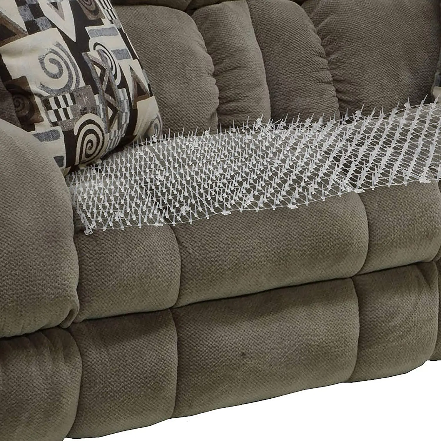 Katzenkotmatte weiß -4 m x 0,28 m, Anti-Katzen-Netzwerk mit Spikes, Garten-Grabstopper – Haustier-Hund-Katzen-Abschreckungsmatte für drinnen und draußen – Detail 19