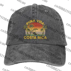 Pura Vida Costa Rica Shirt, Costa Rica Shirt, Summer Vacation Shirt, Palm Tree A Baseball Cap