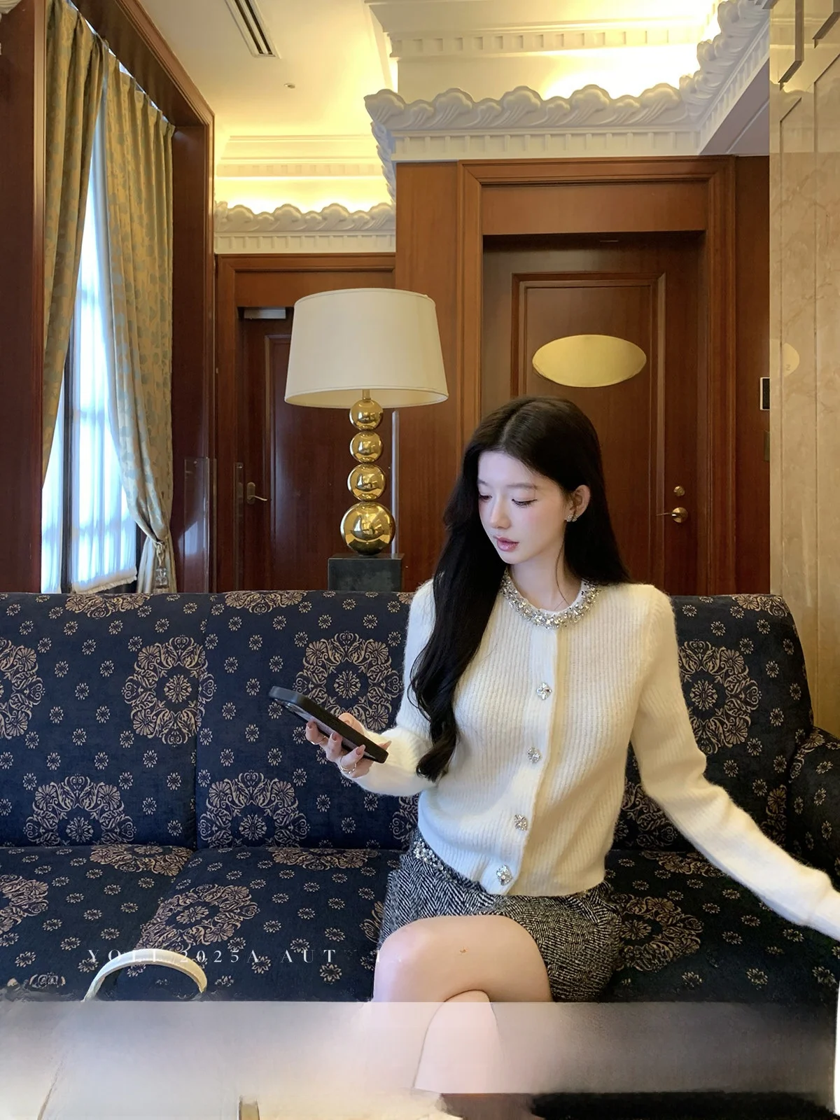 

Женский кардиган YOLI Monica Miss White из шерсти, повседневный, приталенный, удлиненный, стандартной длины, цветной