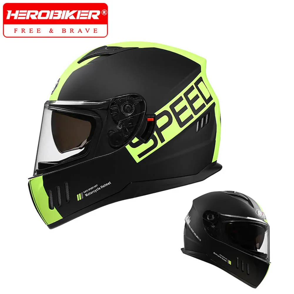 

Double Lens Motorcycle Helmet Sun Visor Motorcycle Cross-country Helmets Cruise Pedal High Quality Helmet For Women ABS Material