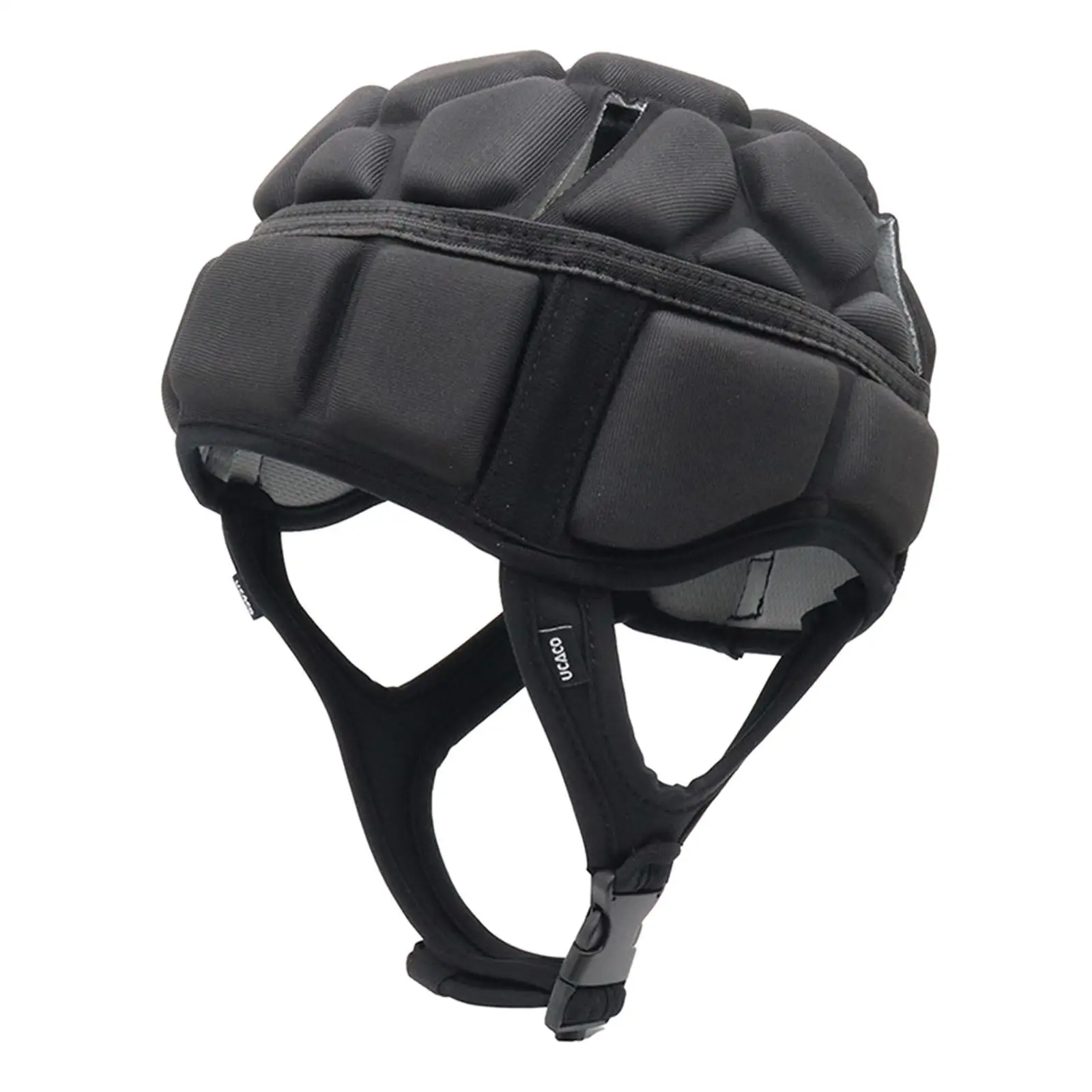 Soft Helmet Head Protector with Breathable Design Padded EVA for Rugby Youth Adults Skateboard Roller Skating