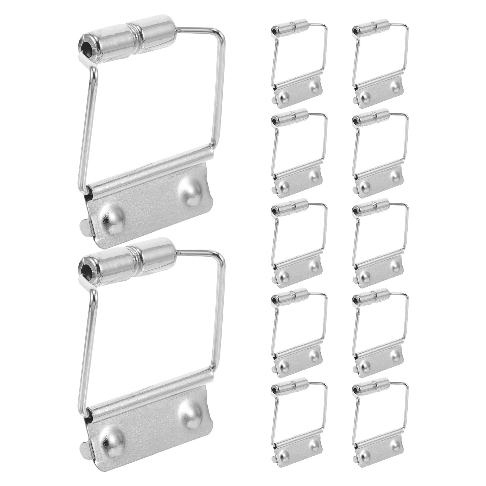 

20Pcs Stainless Steel Latch for Tin Boxes Secure Sealing Easy Open Close Ideal for Home and Professional Use