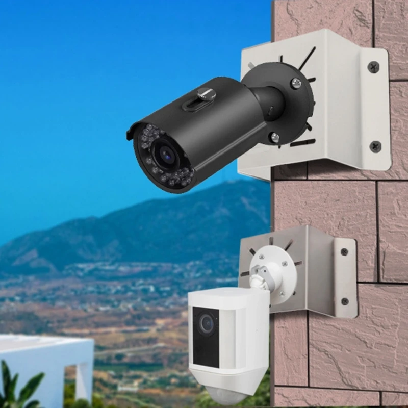 Security Surveillances CCTV Camera Holder Stand Home Screw On Fixer Wall Corner Bracket for LED Light CCTV Camera