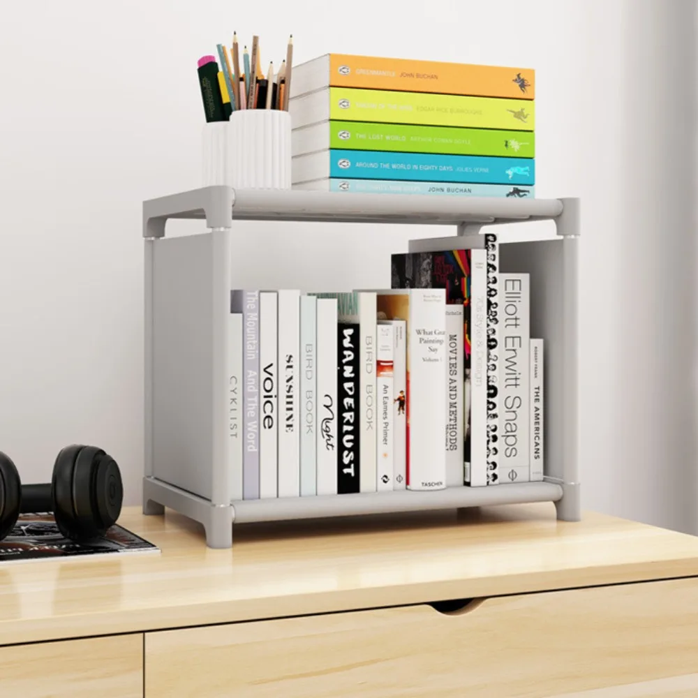 Simple Bookshelf Multi-function Sturdy And Stable Shelf Easy To Move Storage Rack Minimally Designed Floor To Ceiling Bookshelf