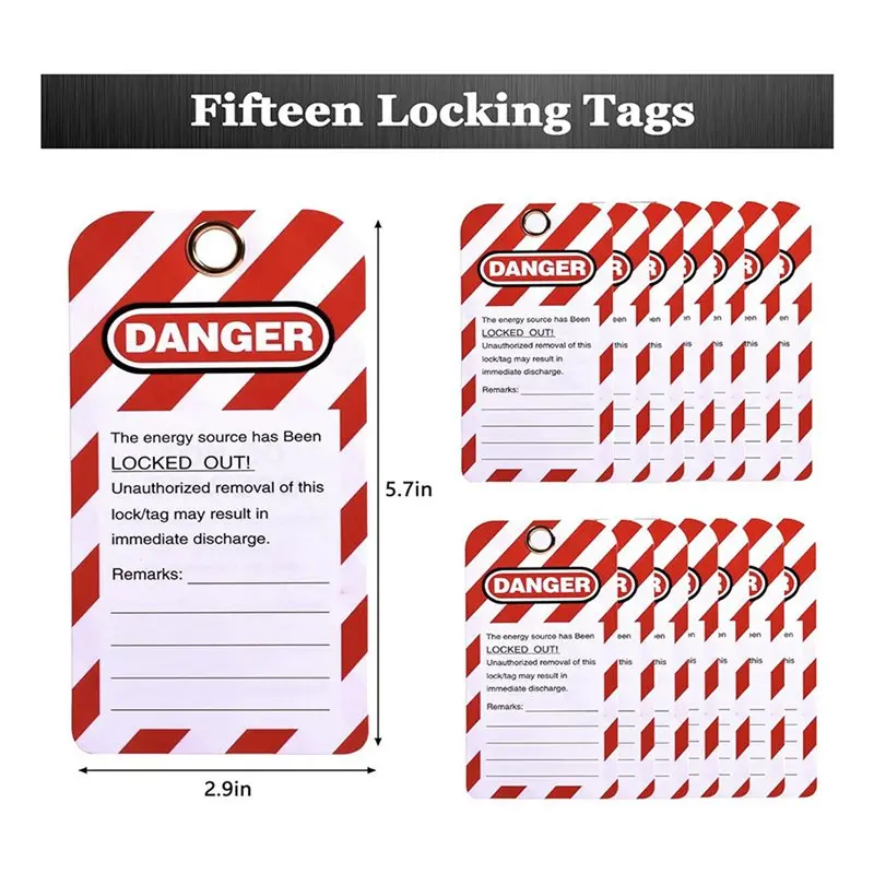 M11K-2 Set Lockout Tagout Kit,Lock Out Tag Out Kits Electrical,Lock Out Tag Out Padlocks,Electrical Switch Safety Lockout Kit