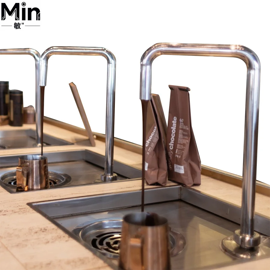 

Коммерческая автоматическая машина для плавления и распределения шоколада с дозатором и краном