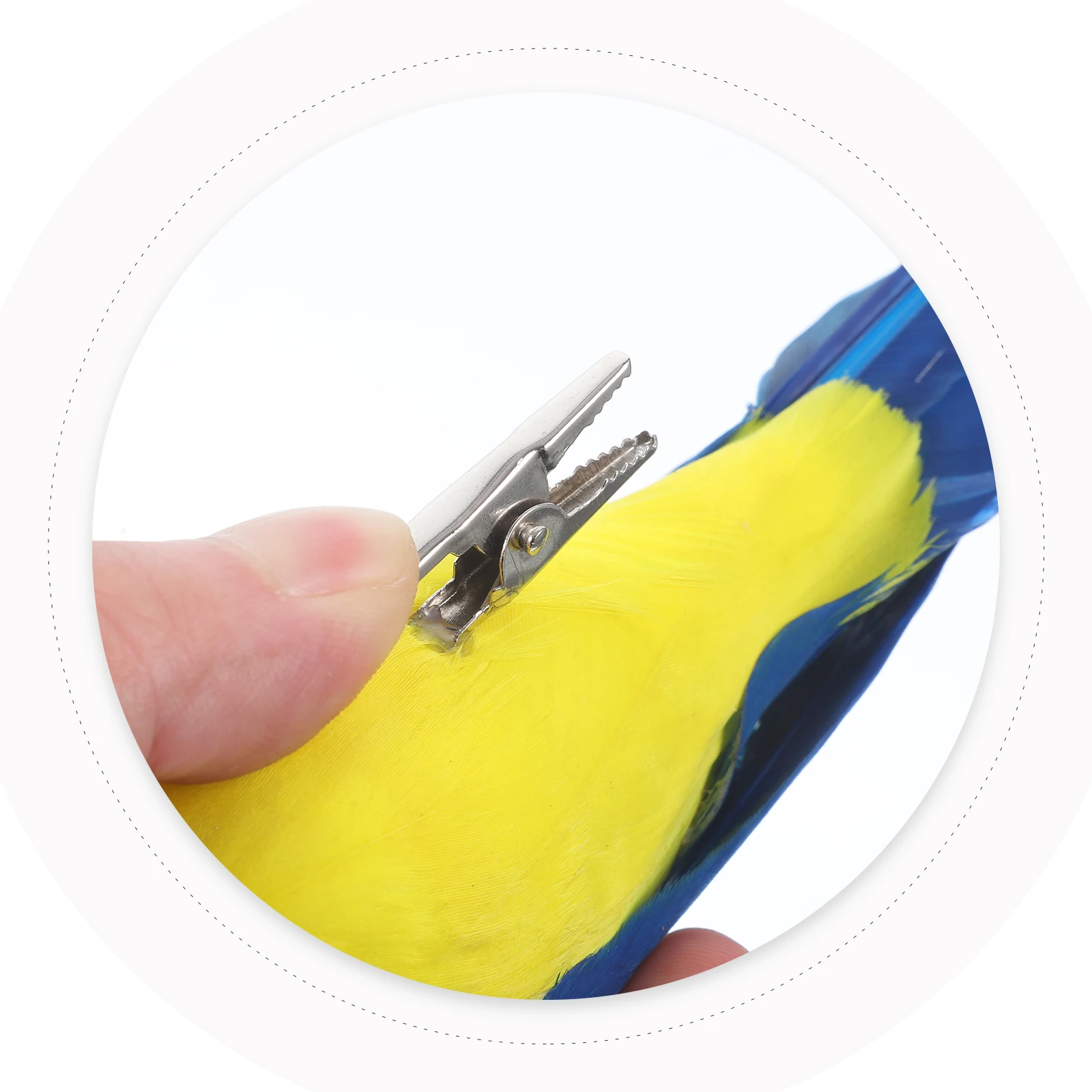 

Realistic Parrot naments Artificial Birds Decor Lifelike Models Home Office Garden Statue Mini Adornment Creative