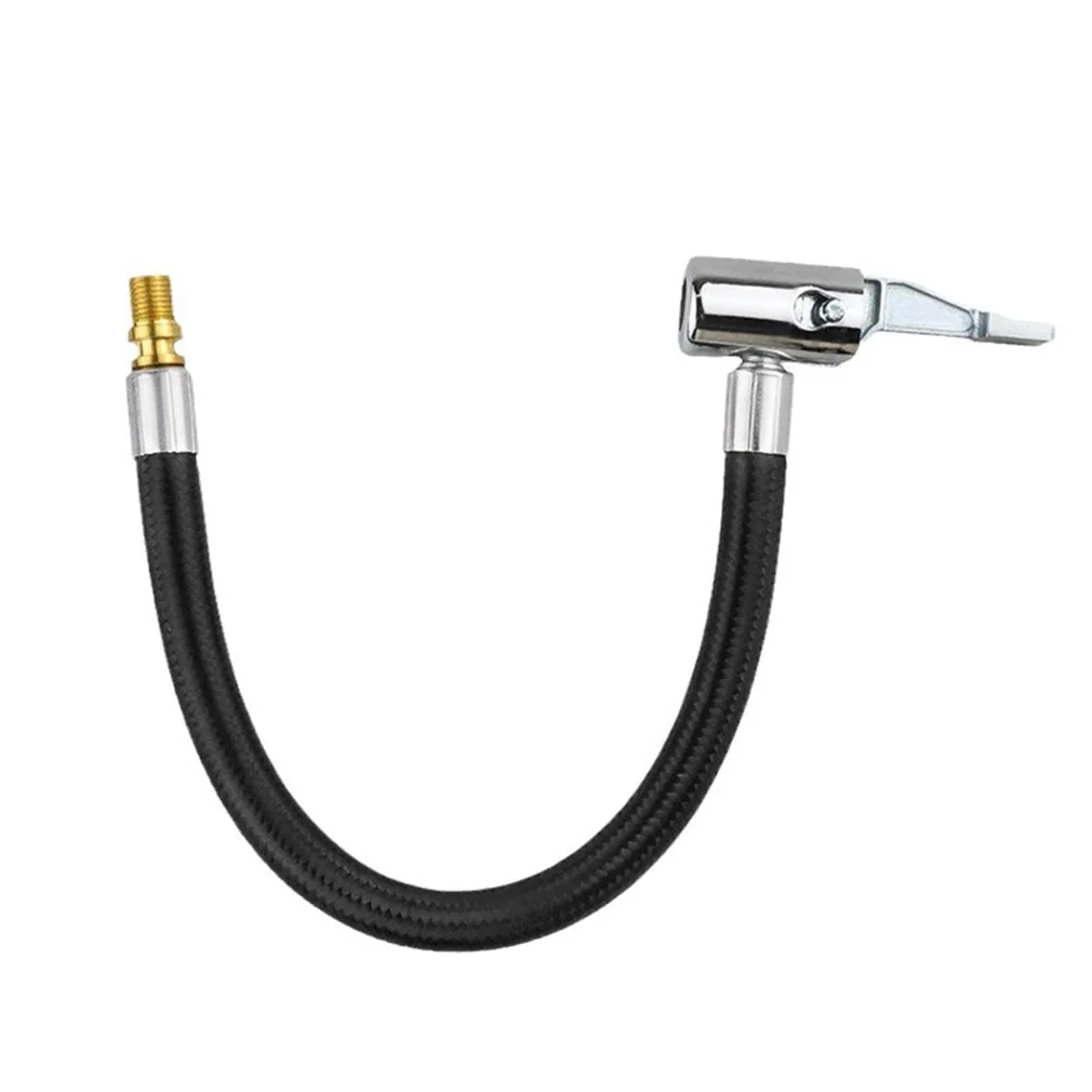 

Накачиватель автомобильных шин для велосипеда, мотоцикла, шланг, надувной воздушный насос, удлинительная трубка, адаптер, поворотное соединение для шин, фиксирующий воздушный патрон