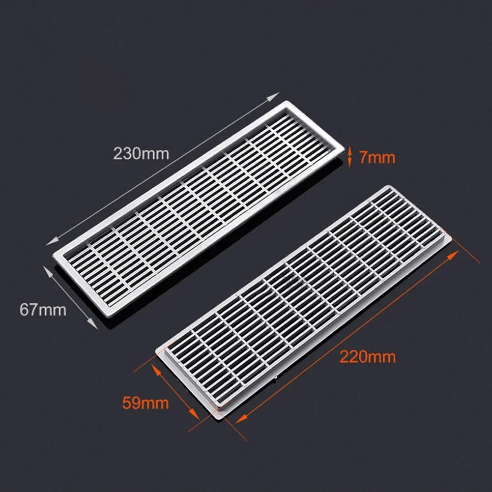 ALLGOOD 60mm Vents Perforated Sheet ABS Air Vent Perforated Sheet Web Plate Ventilation Grille Cabinet Wardrobe Vents Perforated