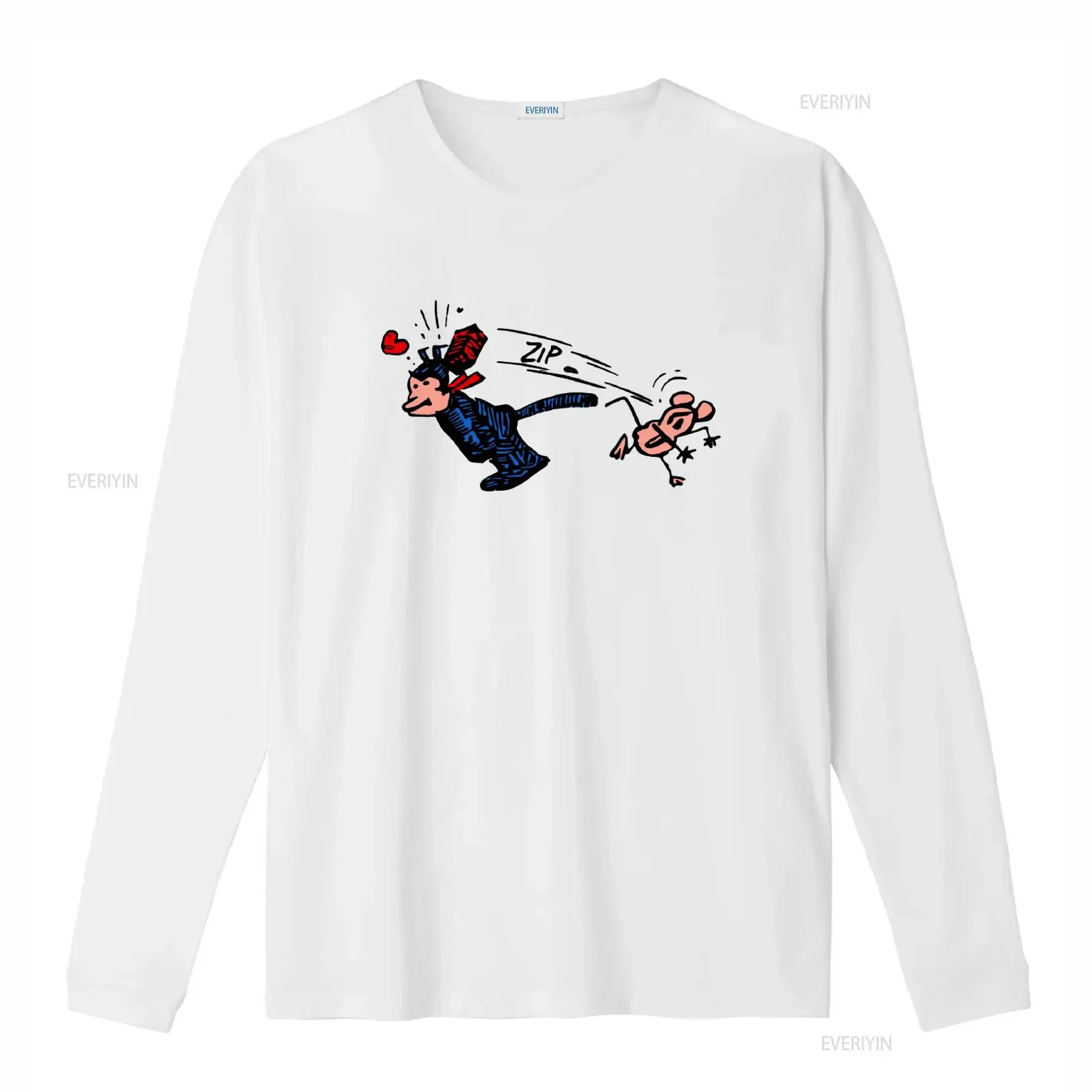 Krazy Kat And Ignatz Classic Comic Strip Cartoon 1913 Retro Vintage Stylish T Shirt for  vintage Washed Casual Comfortable