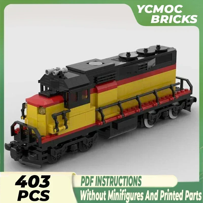 

Модель городской автомобиль Moc, строительные кирпичи GP38, поезд, локомотив, технология, модульные блоки, подарки, рождественские игрушки, наборы «сделай сам», сборка