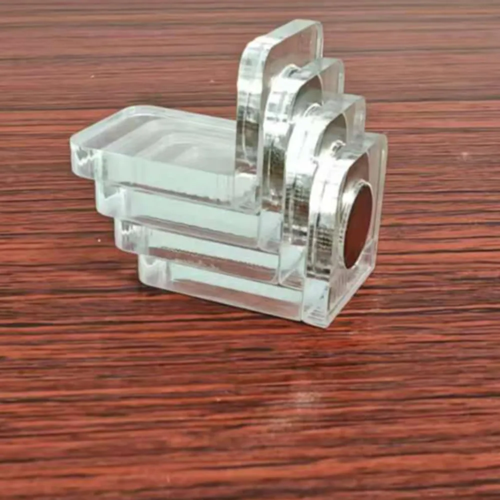 10 قطع من الملحقات المغناطيسية الأكريليك - أجزاء امتصاص مغناطيسية قوية شفافة للديكور والتنظيم #6