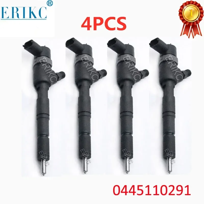 

4PCS 0445110291 Diesel Fuel Injector Nozzle 1112010-55d Sprayer for BAW Fenix 1044 1065 FAW LD Truck 3.0D 120kW XiChai CA6DL-3