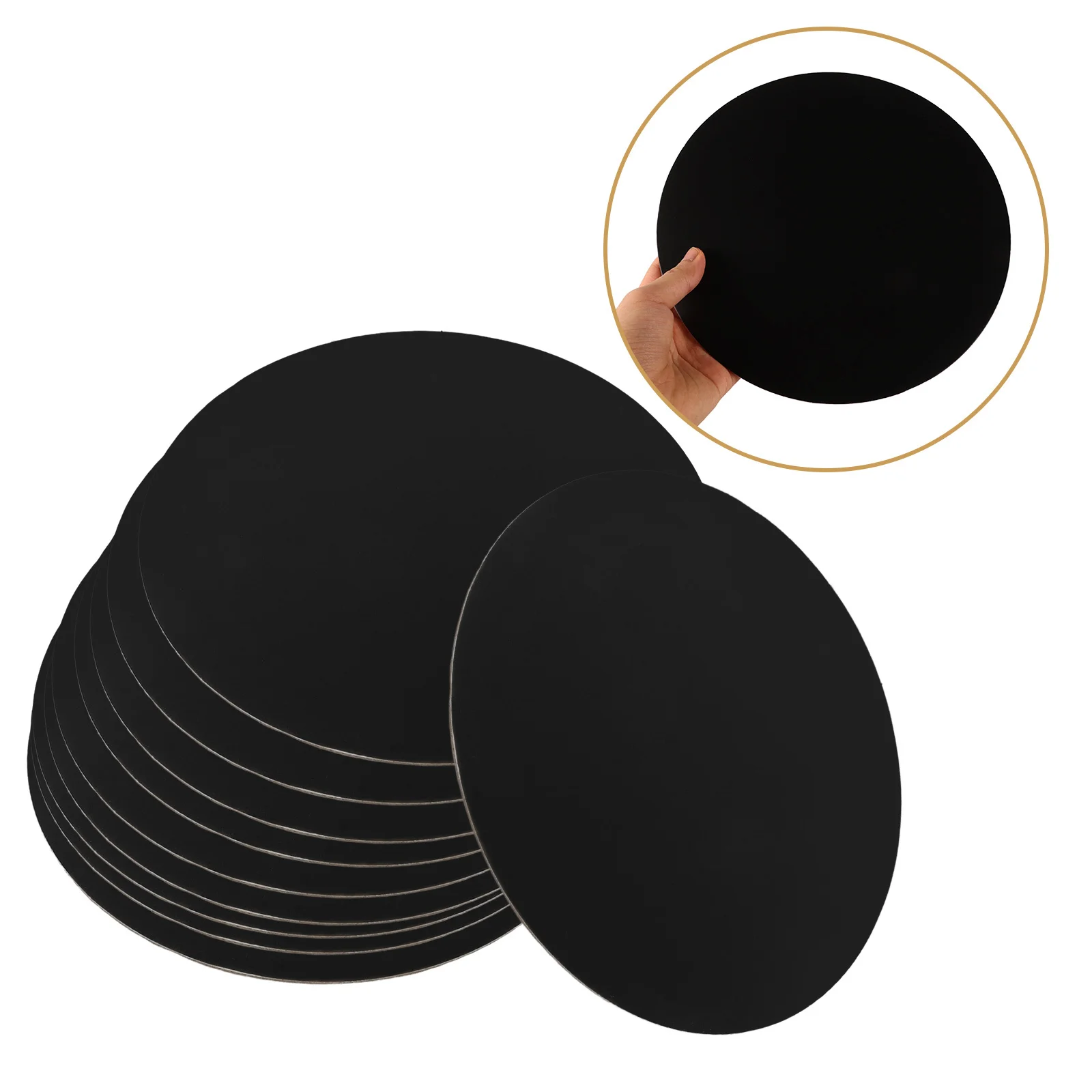 

10 Pcs Cake Decorating Boards Accessories Reusable Round Cardboard Circles Bases Rounds Plate for Display