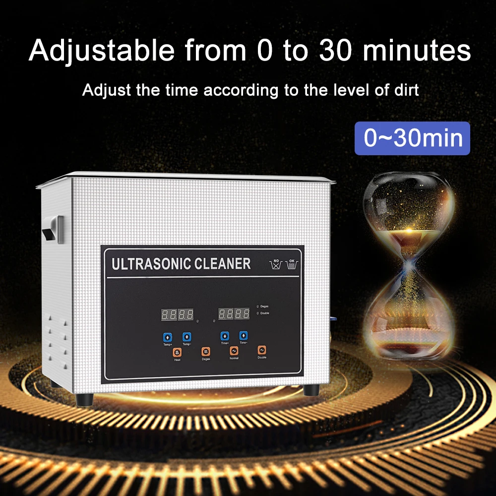 110v 220v Ultrasonic Cleaner Machine 1.3L 2L 3L 6L 10L 15L 22L 30L 60W 120W 600W 800W 900W Sonic Washing Dental Jewelry Bath