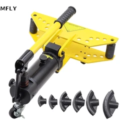 SWG-2 Inch Portable Multifunctional Manual Hydraulic Pipe Bender Metal Pipe Water Pipe Conduit Pipe Bender Pipe Bending Tool