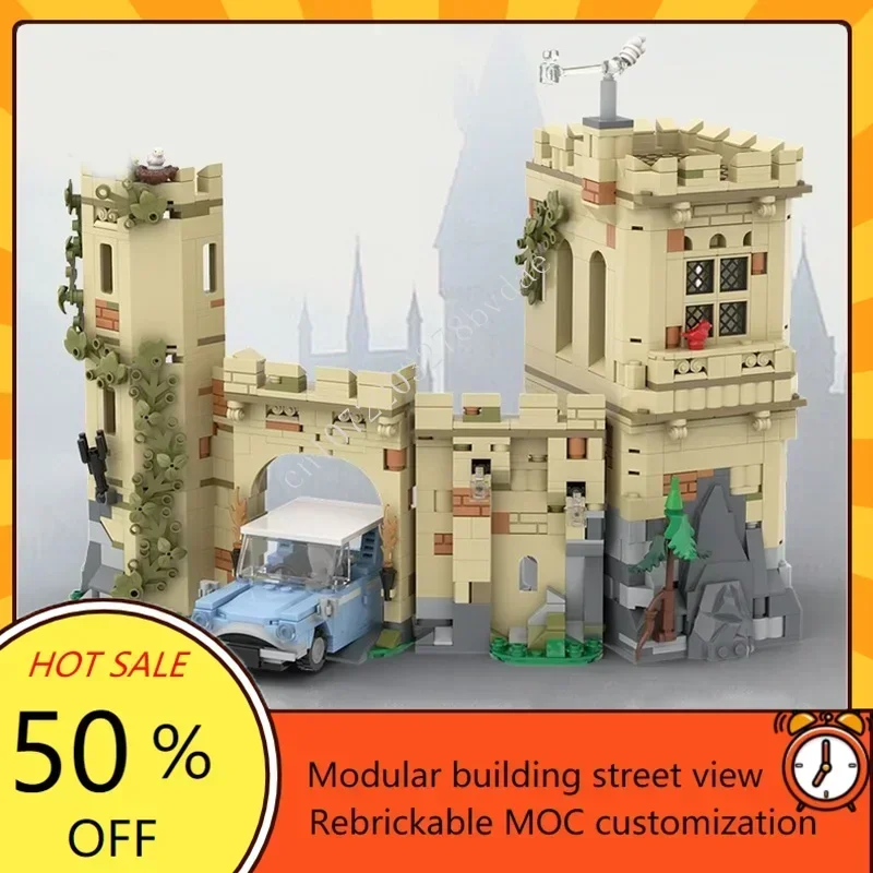 

Набор для сборки средневекового замка MOC (958 деталей), модель-головоломка, техническая игрушка для самостоятельной сборки, развивающая технологию конструирования, подарок для детей на праздники