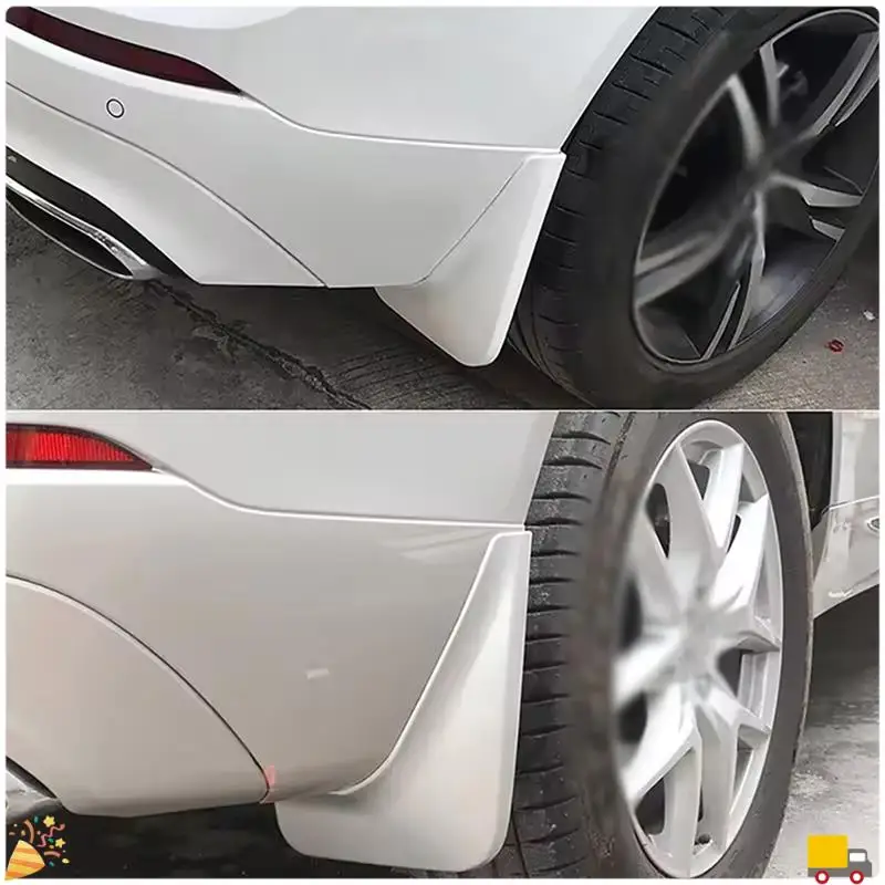 Wiel Spatborden Bescherming 4 stks/set Witte Auto Accessoires Fit Voor Volvo XC60 2018-2023 Voor, achter Spatborden