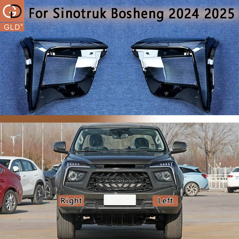 

Car Front Headlight cover 2024 2025 For Sinotruk Bosheng Car Headlight Shell Replacement Headlight Cover Headlamp Lens Headlight