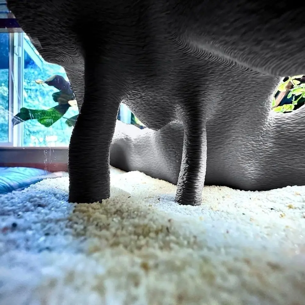 Cueva impresa en 3D duradera, estilo de raíz texturizada, decoración de aspecto Natural, escondite de pescado, decoración de raíz de Mangrove de imitación, cueva de túnel