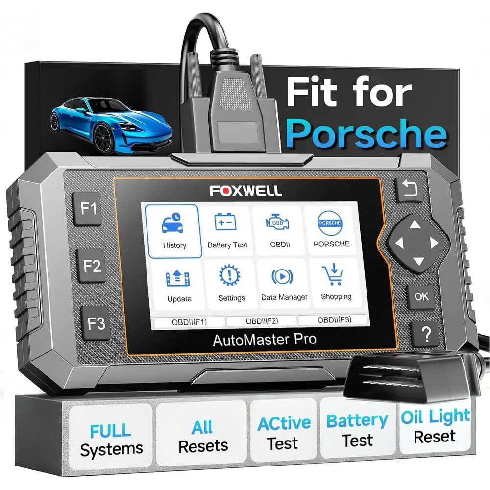 

NT510 Pro fit for Porsche 2 Scanner with 12V Battery Tester, Full System Diagnostic Bidirectional Control Scanner with All Reset