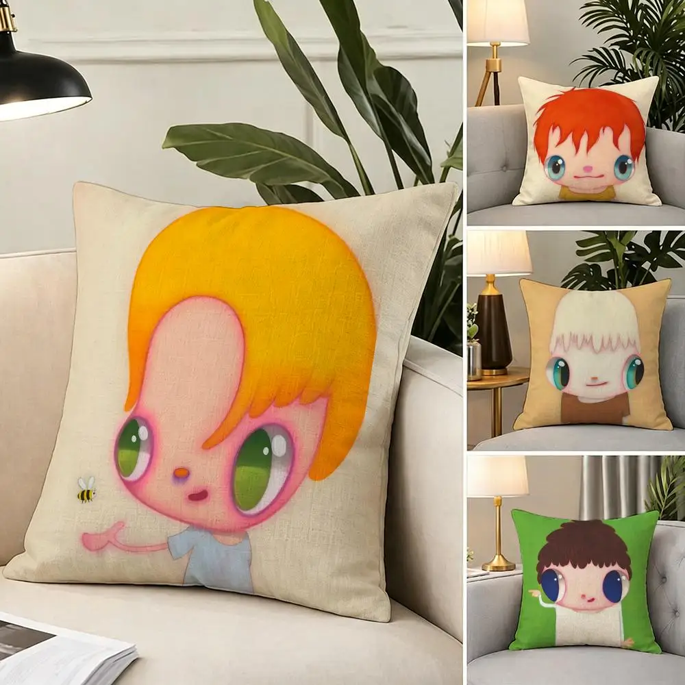 J-Javier Calleja Funda de cojín de tela suave para decoración del hogar, funda de almohada, funda de cojín, almohada para sofá, decoración del hogar