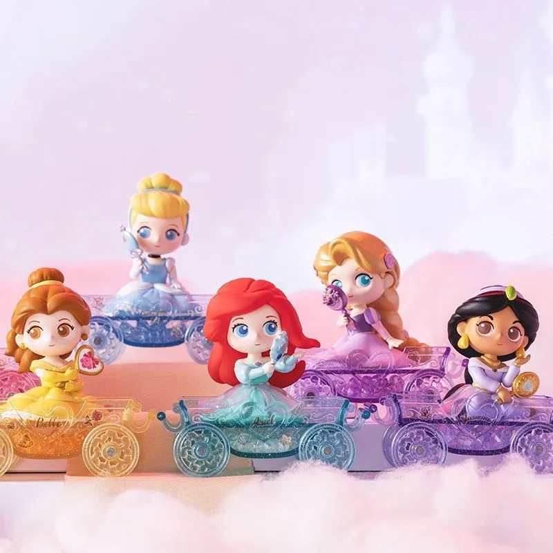 Disney Belle Snow White Figure Little Mermaid Ariel Jasmine Cinderella Figurines Amodel Toy Birthday Christmas Children Gift