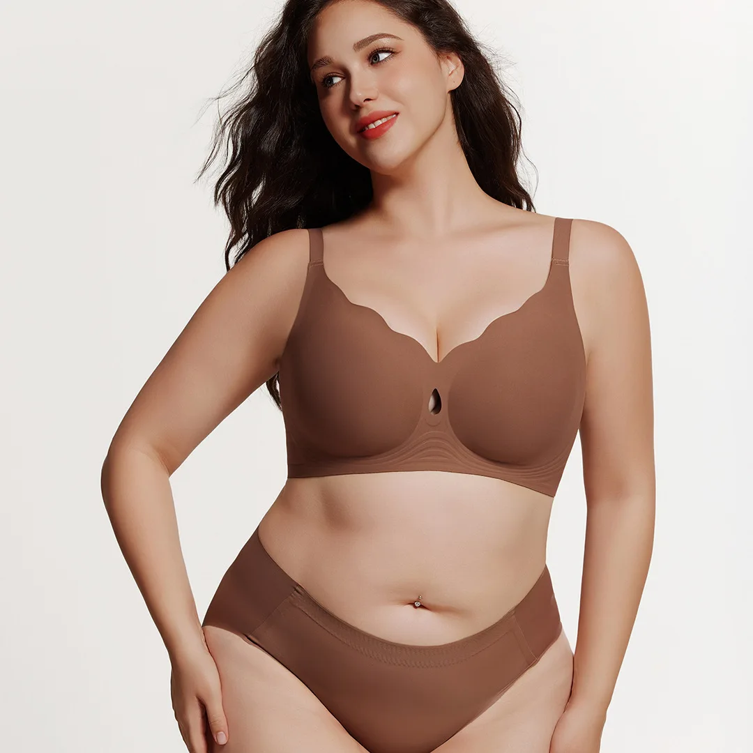 

Сексуальный женский бесшовный бюстгальтер без косточек с желейным клеем, бюстгальтеры больших размеров, большая чашка, красивое нижнее белье сзади, бюстгальтер с глубоким вырезом, классический цвет кожи