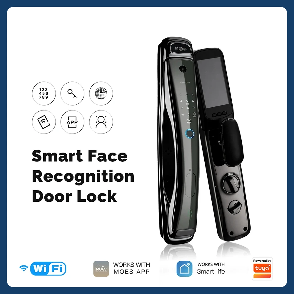 Smart Door Lock 3D Face Recognition Smart Home Door Revolutionize Your Home Security with 3D Face Recognition Smart Lock