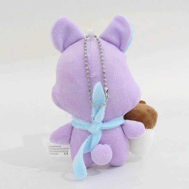 Porte-clés pendentif en peluche, combinaison de stars coréennes, pare-balles, JBathroom, numéro Zheng, poupée en étain, Kawaii, beurre, cadeau d'anniversaire, PE, Bt21