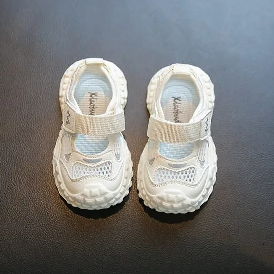Summer Children Mesh Clunky Sneakers Boys Girls Breathable Hollow Casual Shoes Kids Cool Beach Shoes - view 5