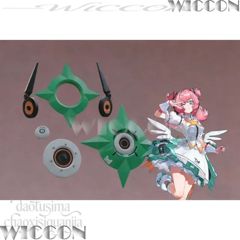 

Anime Game Zenless Zone Zero Cosplay Angels Of Delusion Aria Headphones Headwear Y2K 3D Polylactic Acid 코스프레 Comic Con Festival