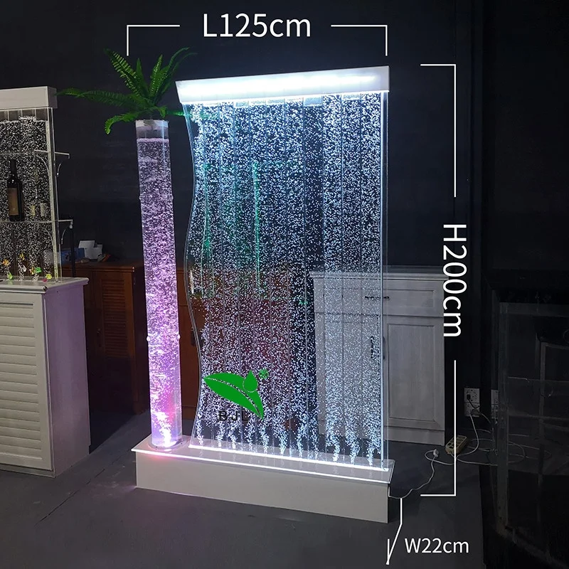 

Customized. home decoration LED light aquarium bubble panel wall