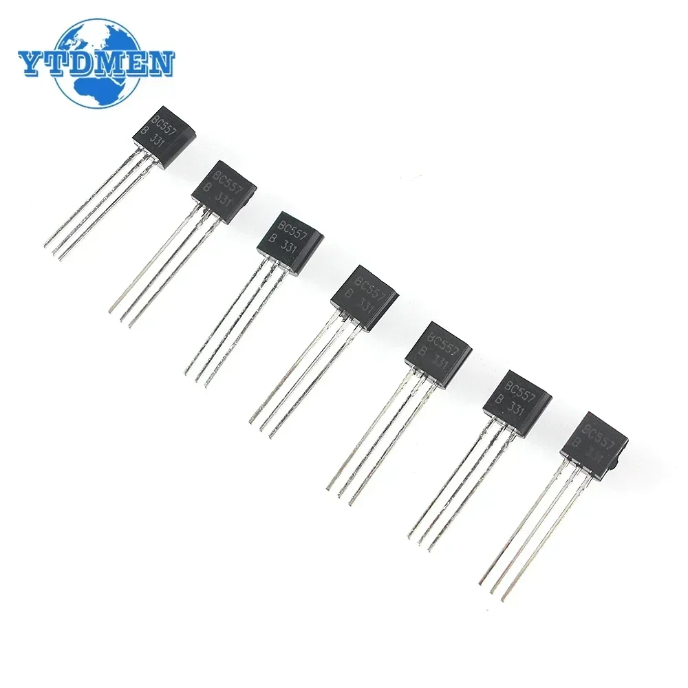 50PCS Transistor BC547 BC557 TO-92 NPN PNP Power Triode Transistors Kit Free Shipping