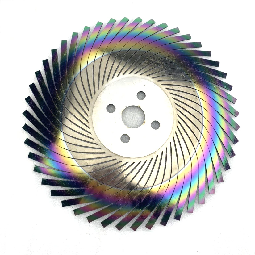 

LIVTERs Rainbow Color M42 Hss Tari Saw Blade Already Cut To A Blade For Cockfighting