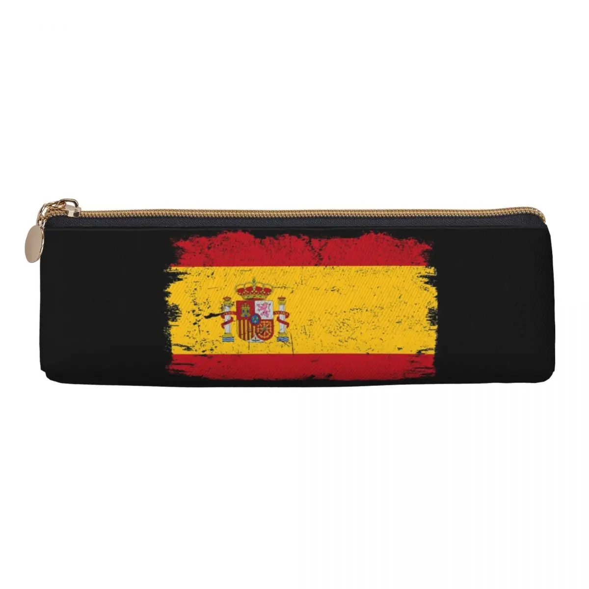 Spanien-Landesflagge, Spanien-Touristenflagge, Spanien-Team-Flagge, Federmäppchen, Stifthalter, Schreibwaren, Stiftbox, Bleistiftbeutel für Jungen und Mädchen, Schule