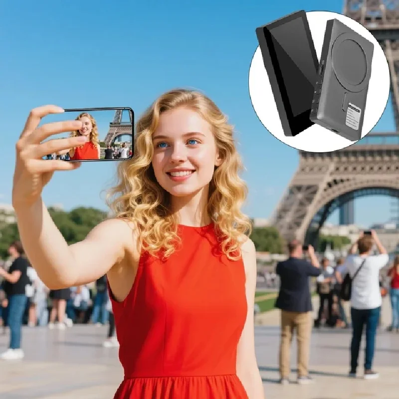 Custom Magnetic Screen Suitable For OPhone Vlog And Selfie Display With Rear Camera For Live Streaming