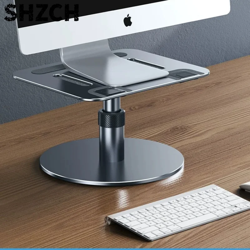 Height Adjustable Desktop PC Stand, Ergonomic Monitor Riser for Workstation, Laptop Suspension Holder for Office & Home