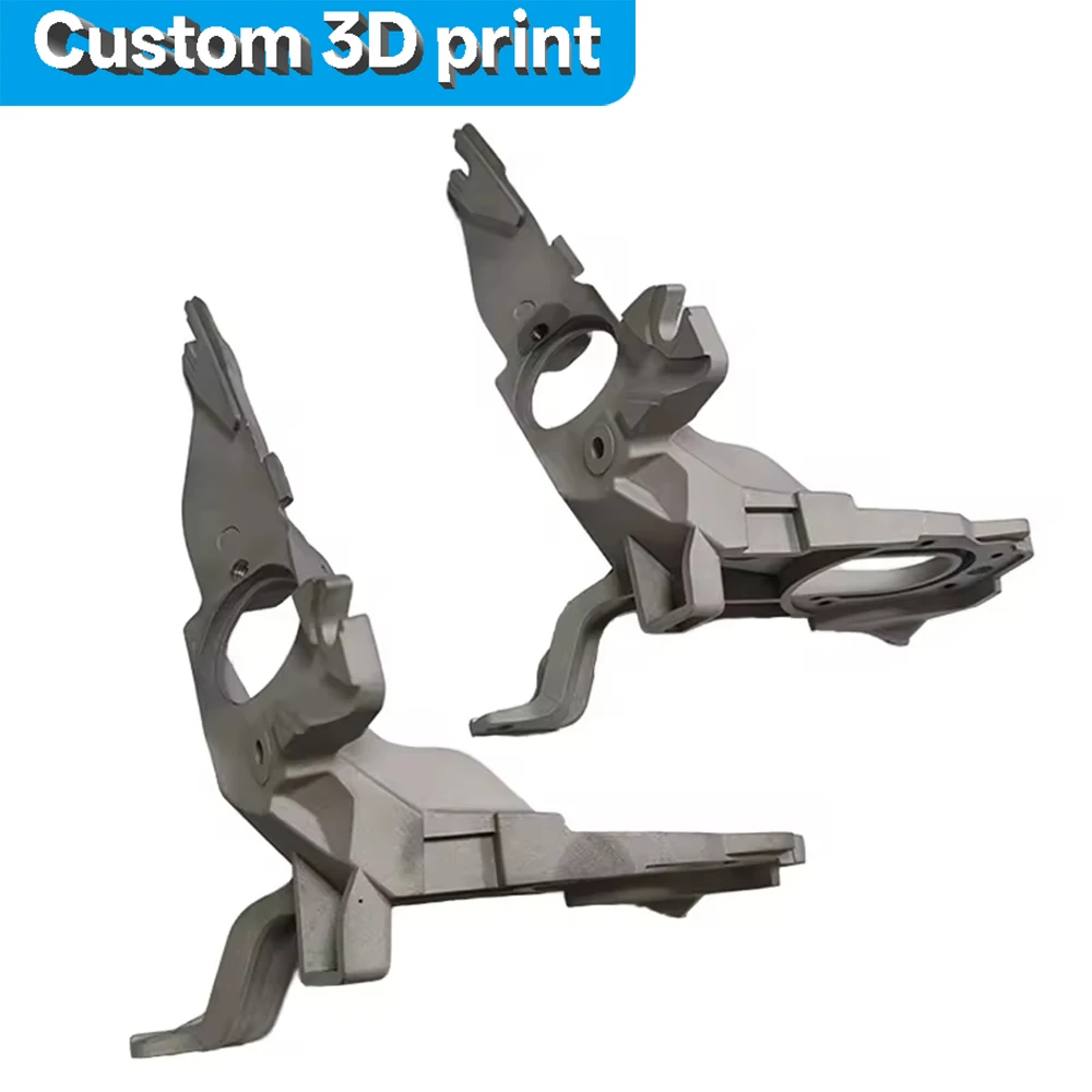 Custom 316L Stainless Steel 3D Printing Services Metal Parts via DMLS Process Intermediate Assembly Precision Machining 3D Files