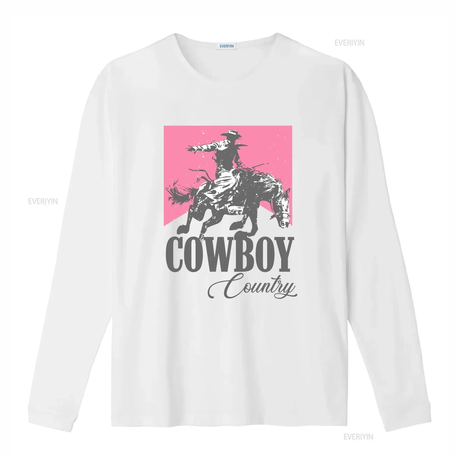 Vintage Western Cowboy Country Rodeo Horse Print Casual T Shirt vintage Washed graphic Breathable Slightly streetwear Stylish