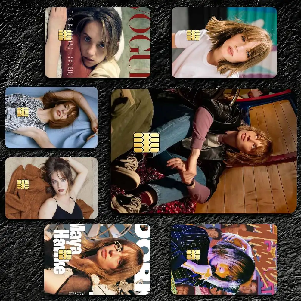 Maya Hawke   Credit Card HD Stickers Easy to replace, change card style anytime as you like