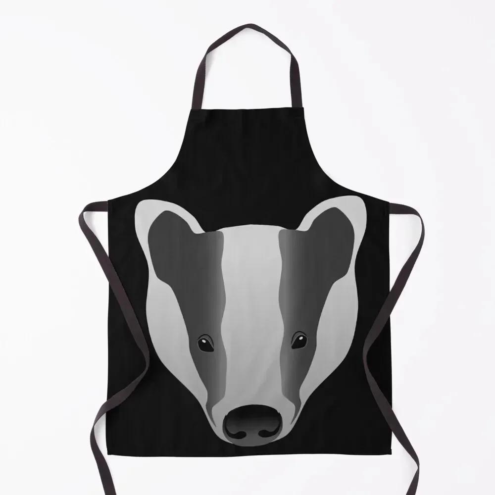

Eurasian Badger Apron Cute Kitchen Kitchen Special Accessories Women's Kids Apron