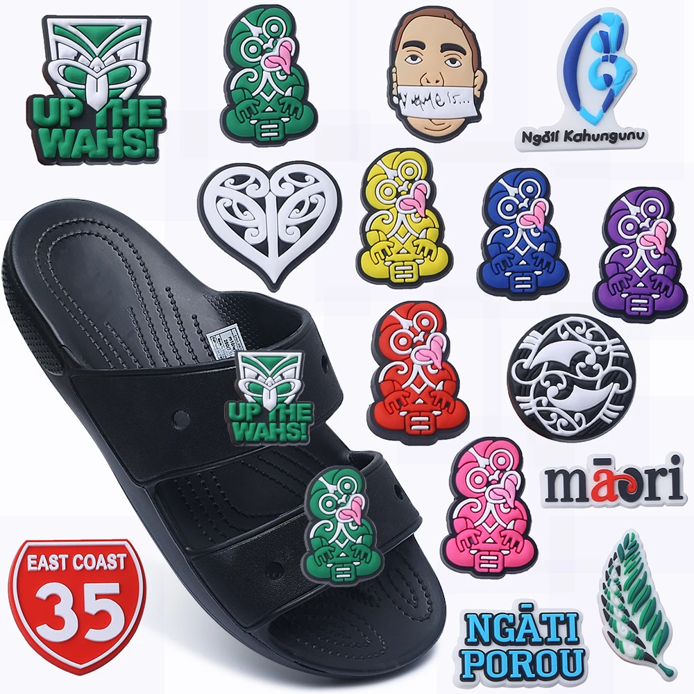 5-15 Stück Neuseeland-Stil Schuh-Charms für Schuhe, Sandalen-Zubehör, PVC-Dekorationen, Armband, Kindergeschenk, Großhandel – Detail 7