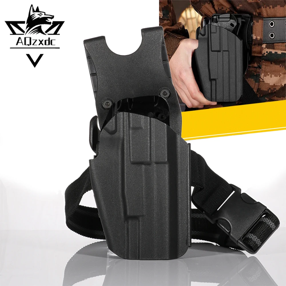 

Tactical Gun Holster 579 Universal Gaiter-Style Quick-Draw Handgun Holster for M92 g34 g45 2011 92 MP40 G17 P1 VP9 P99 P226