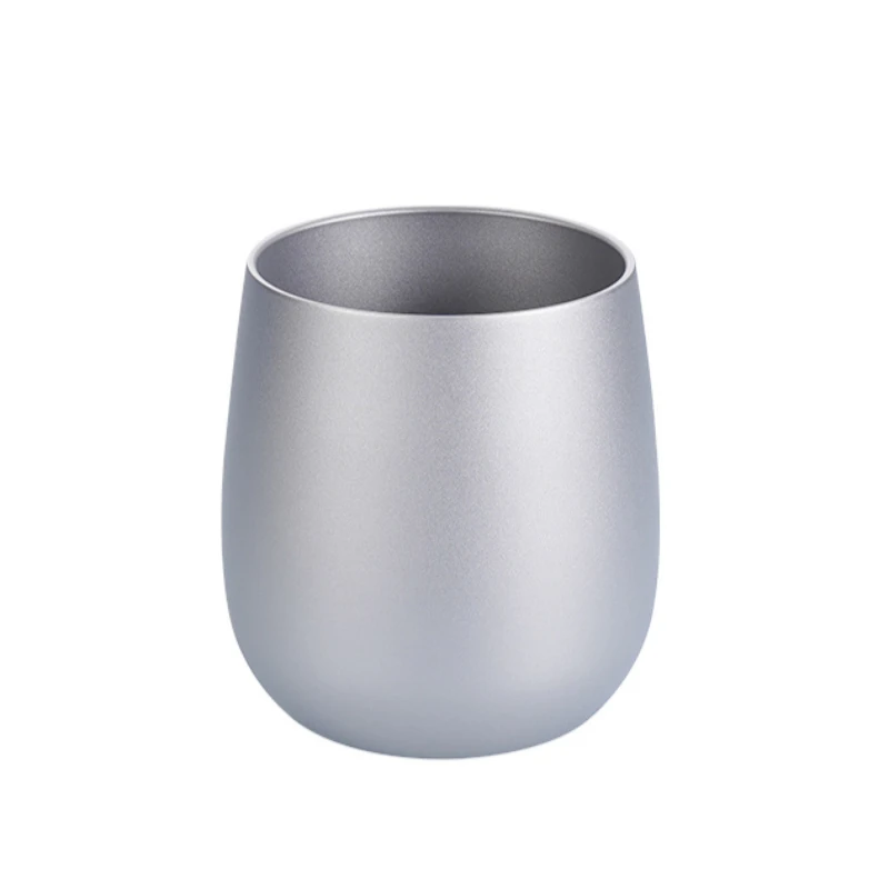 كوب من التيتانيوم النقي على شكل بيضة الإوز، كوب مقاوم للحرارة مزدوج الجدار مضاد للبكتيريا، كوب شرب محمول خفيف الوزن للمشي لمسافات طويلة #2