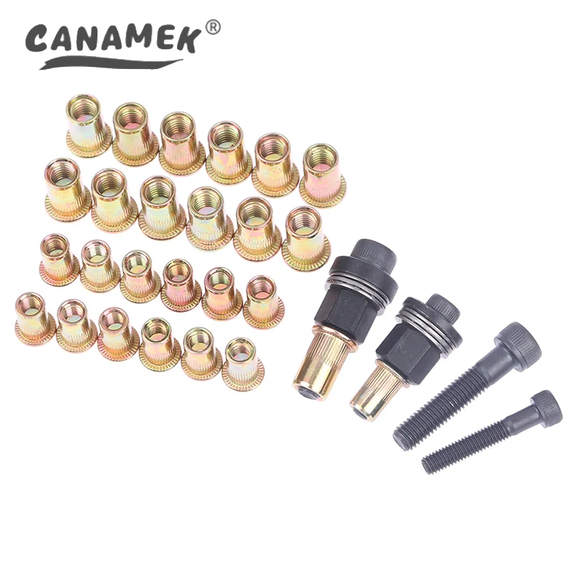 M6 M8 Rivet Nut Guns Manual Riveter Stainless Steel Column Hexagon Nuts AM6SS AM8SS DIY Drill Rivet Outer Hexagon Pull Rod