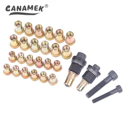 M6 M8 Rivet Nut Guns Manual Riveter Stainless Steel Column Hexagon Nuts AM6SS AM8SS DIY Drill Rivet Outer Hexagon Pull Rod