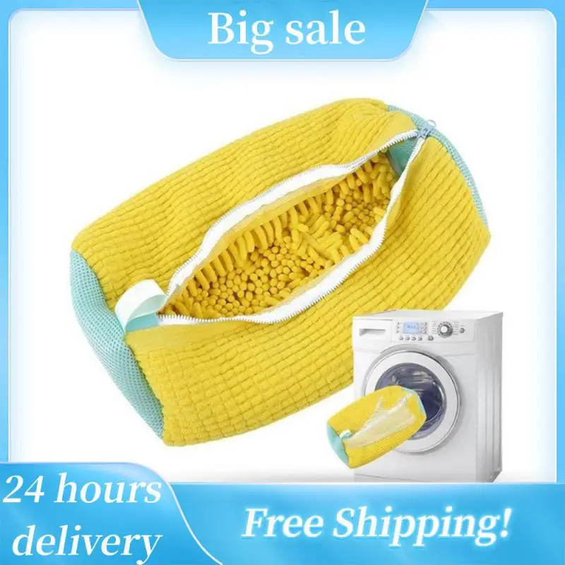 

Cleaning Bag Zipper Soft Quality Protection Skin-friendly Uniform Thickened Laundry Bag Save Time Thickening Portable