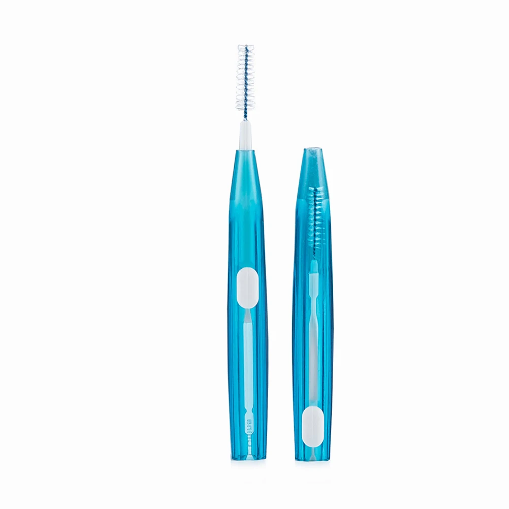 

10 Pcs Interdental Brushes Soft Material Oral Care Tools Floss Brush Toothpick Cleaners Durable Plastic Professional Use