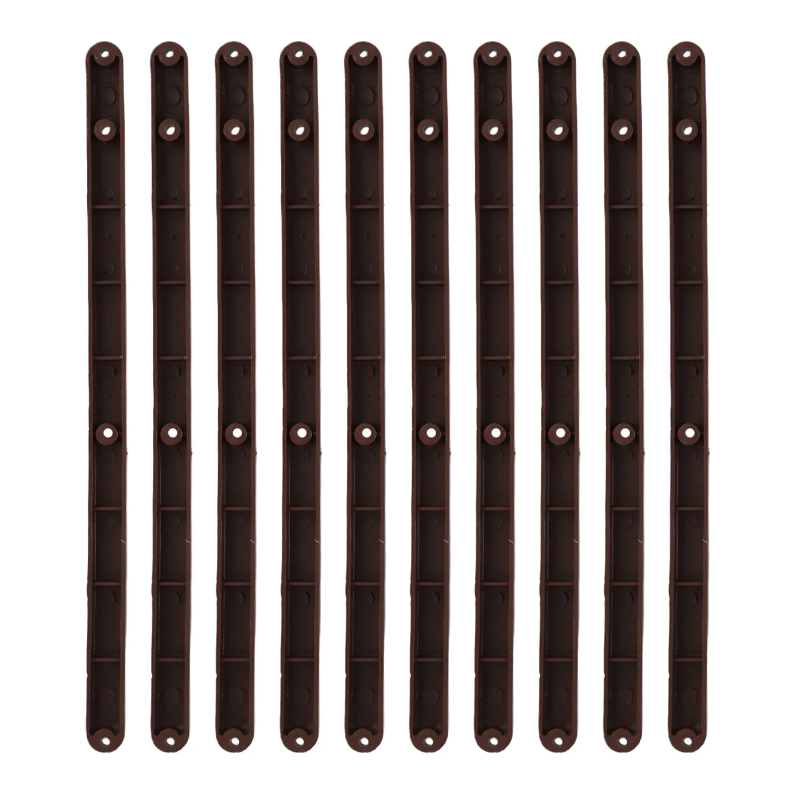 10Pcs Plastic Slide Rail Drawer Runners 180/235/298mm Drawer Slides Drawer Track Rail Sliding Two-Section Cabinet Slides
